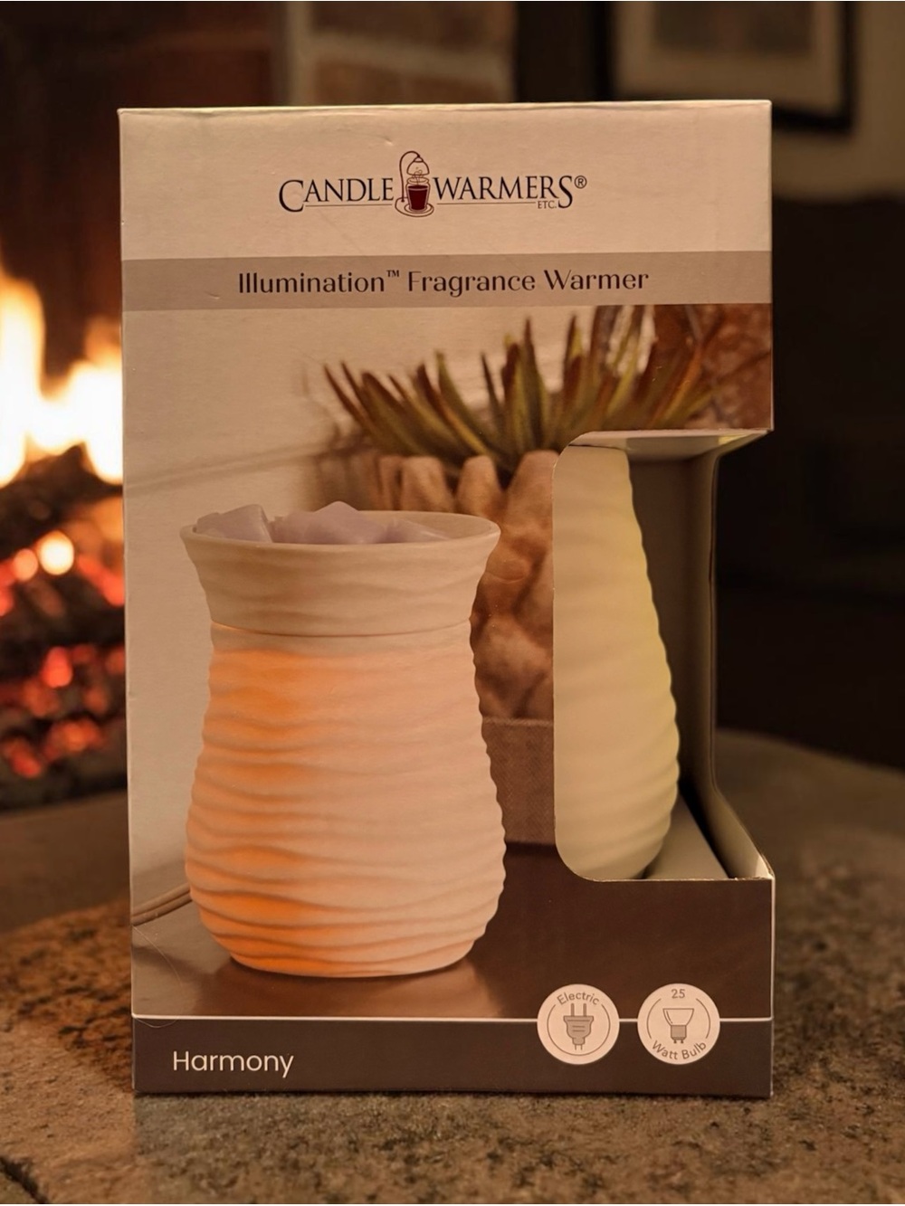 Candle Warmers Illumination Fragrance Warmer - Cream Harmony